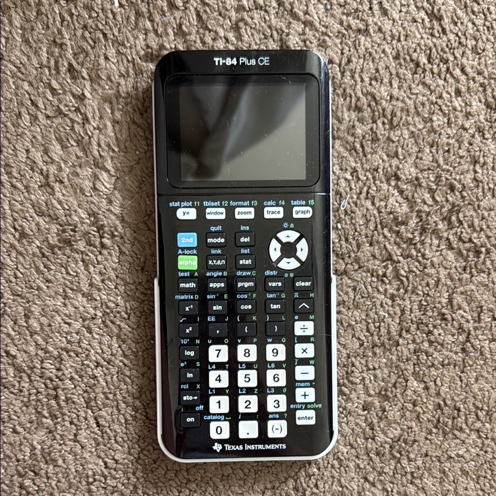 Texas Instruments TI-84 Plus CE in Black
